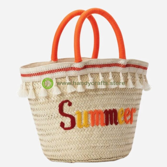 Palm Leaf Basket – Summer Design - Image 3